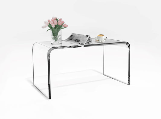 Acrylic End Table, Acrylic Coffee Table, Transparent Bedside Table, Leisure Table, Acrylic Side Table, Study Coffee Table, Home, Office, Showroom Transparent Small Table 32" L x 16" W x 16'' H